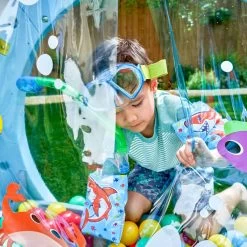 KidKraft Klim Speeltoestel Met Ballenbak Haai -Buitenspeelgoed 1050433g