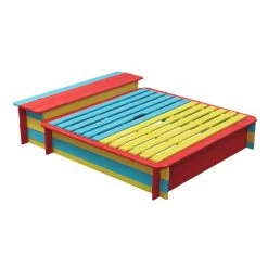 Houten Zandbak Gekleurd - Jade