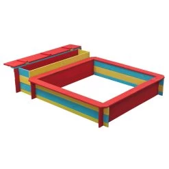 Houten Zandbak Gekleurd - Jade -Buitenspeelgoed 1050528e