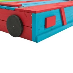 Houten Zandbak Gekleurd - Auto -Buitenspeelgoed 1050531c