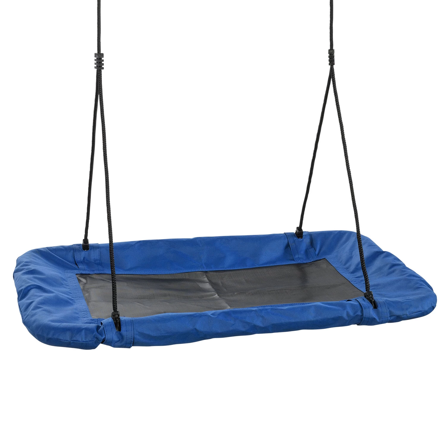 Nestschommel Blauw Canvas Rechthoekig, 98cm 3 Nestschommel Blauw Canvas Rechthoekig, 98cm