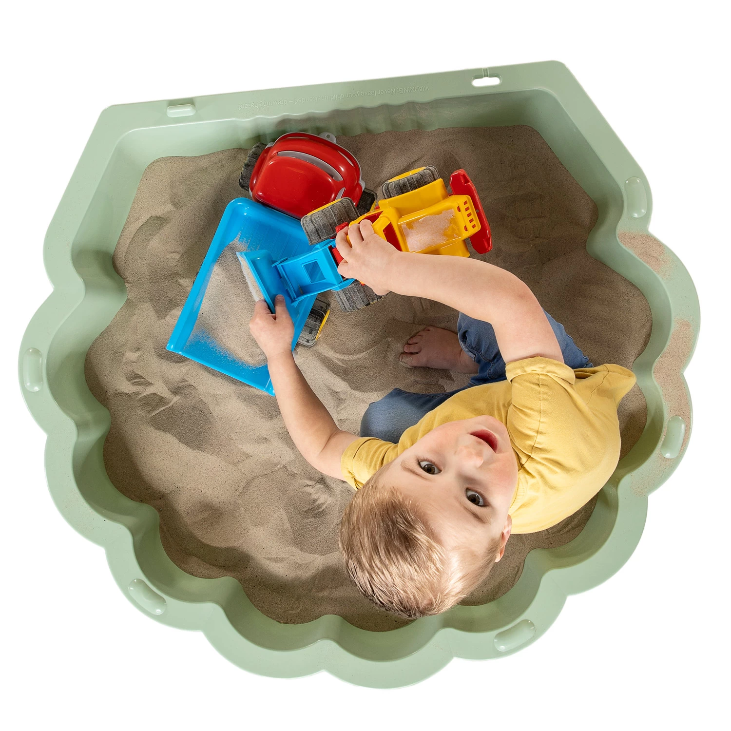 Zand- En Waterschelp Pastelgroen, 2dlg. 6 Zand- En Waterschelp Pastelgroen, 2dlg. - Afbeelding 4