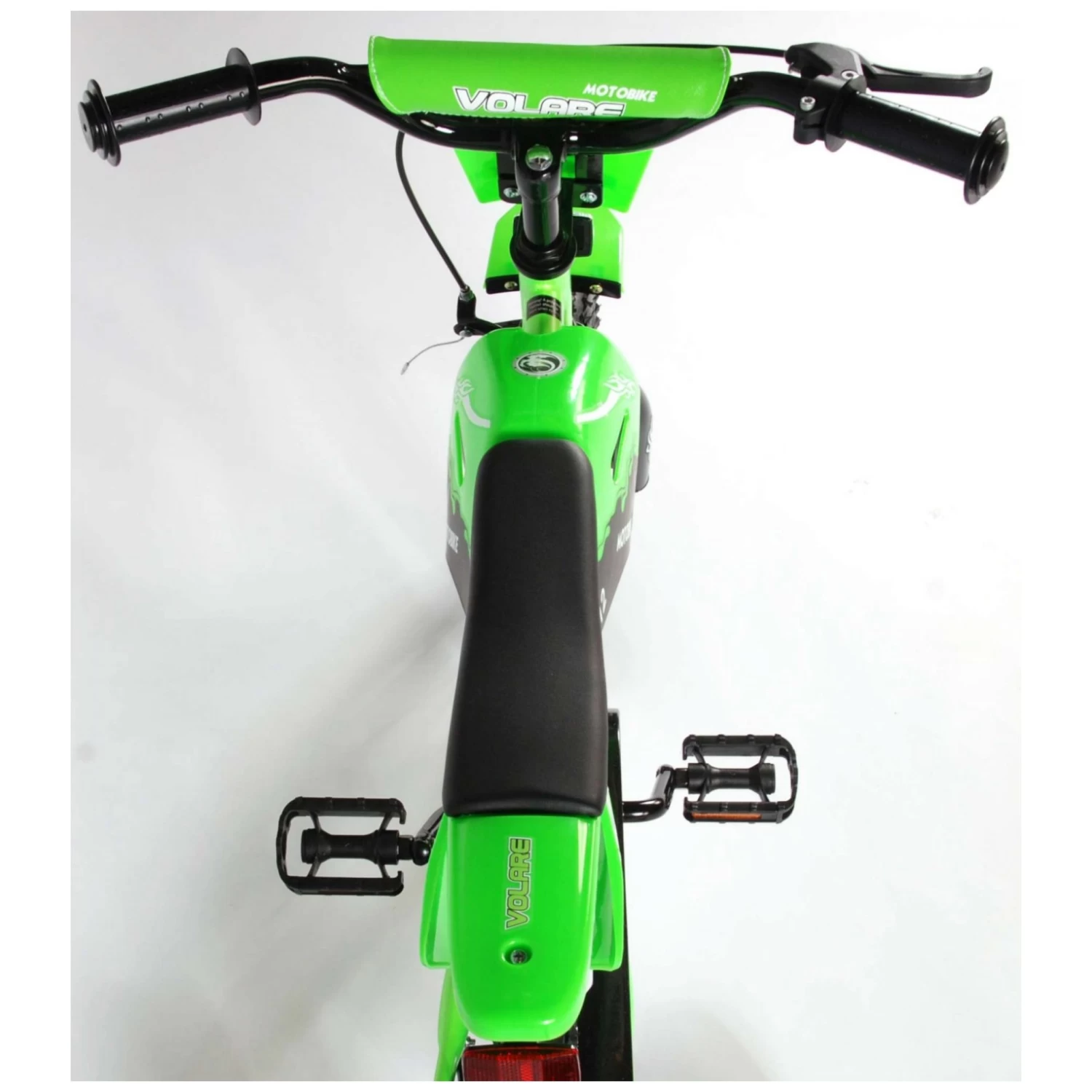 Volare Motobike Fiets - 12 Inch - Groen 11 Volare Motobike Fiets - 12 Inch - Groen - Afbeelding 9