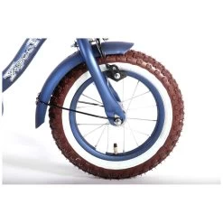 Volare Blue Cruiser Fiets - 12 Inch - Blauw -Buitenspeelgoed 1050607h