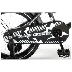Volare Black Cruiser Fiets - 16 Inch - Zwart -Buitenspeelgoed 1050610g