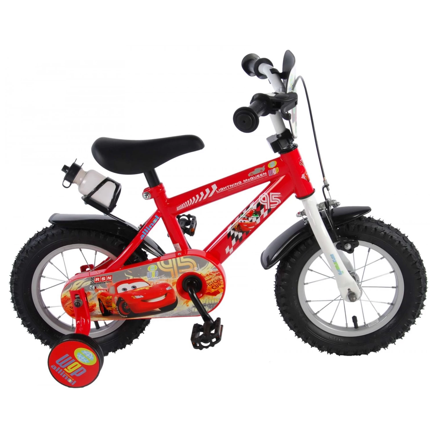 Volare Disney Cars Fiets - 12 Inch - Rood 5 Volare Disney Cars Fiets - 12 Inch - Rood - Afbeelding 3