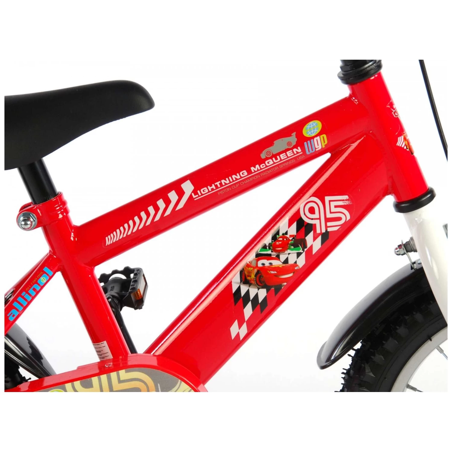 Volare Disney Cars Fiets - 14 Inch - Rood 9 Volare Disney Cars Fiets - 14 Inch - Rood - Afbeelding 7