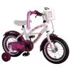 Volare Heart Cruiser Fiets - 12 Inch - Wit Paars -Buitenspeelgoed 1050656a