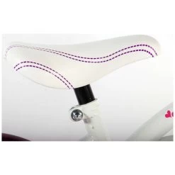 Volare Heart Cruiser Fiets - 12 Inch - Wit Paars -Buitenspeelgoed 1050656e