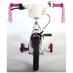 Volare Heart Cruiser Fiets - 12 Inch - Wit Paars -Buitenspeelgoed 1050656i