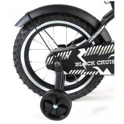 Volare Black Cruiser Fiets - 14 Inch - Zwart -Buitenspeelgoed 1050661e