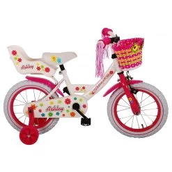 Volare Ashley Fiets - 14 Inch - Wit -Buitenspeelgoed 1050684c