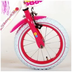 Volare Ashley Fiets - 14 Inch - Wit -Buitenspeelgoed 1050684e