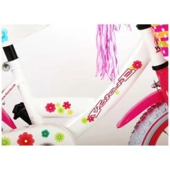 Volare Ashley Fiets - 14 Inch - Wit -Buitenspeelgoed 1050684h