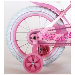 Volare Rose Fiets - 14 Inch - Roze Wit -Buitenspeelgoed 1050685d