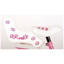 Volare Rose Fiets - 14 Inch - Roze Wit -Buitenspeelgoed 1050685h
