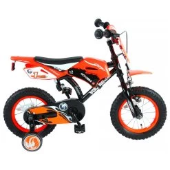 Volare Motorbike Fiets - 12 Inch - Oranje -Buitenspeelgoed 1050728c