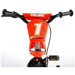 Volare Motorbike Fiets - 12 Inch - Oranje -Buitenspeelgoed 1050728j