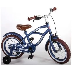 Volare Blue Cruiser Fiets - 14 Inch - Blauw -Buitenspeelgoed 1050785c
