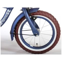 Volare Blue Cruiser Fiets - 14 Inch - Blauw -Buitenspeelgoed 1050785h