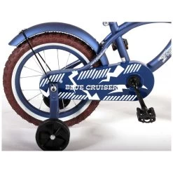 Volare Blue Cruiser Fiets - 14 Inch - Blauw -Buitenspeelgoed 1050785j