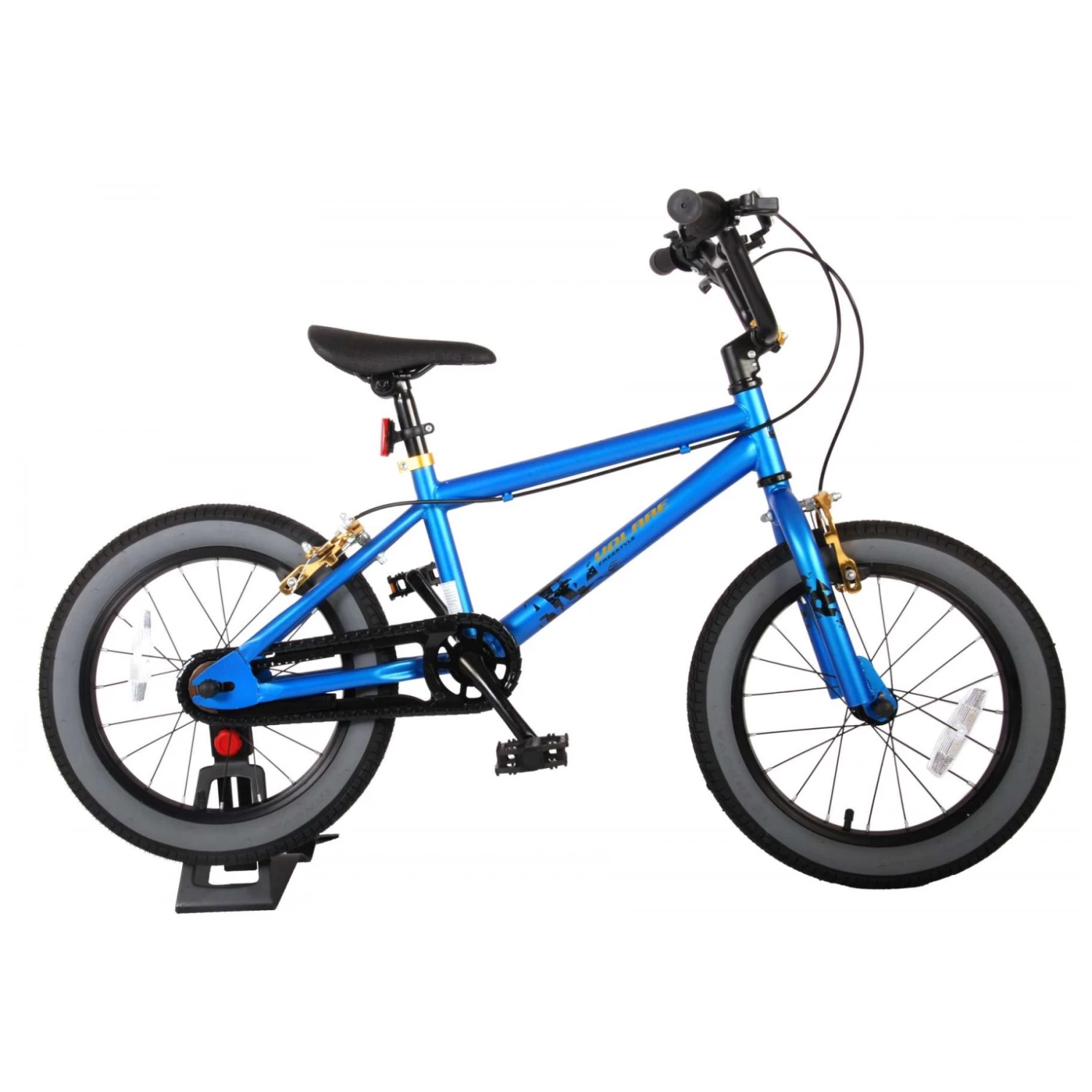 Volare Cool Rider Fiets - 16 Inch - Blauw - Twee Handremmen 5 Volare Cool Rider Fiets - 16 Inch - Blauw - Twee Handremmen - Afbeelding 3