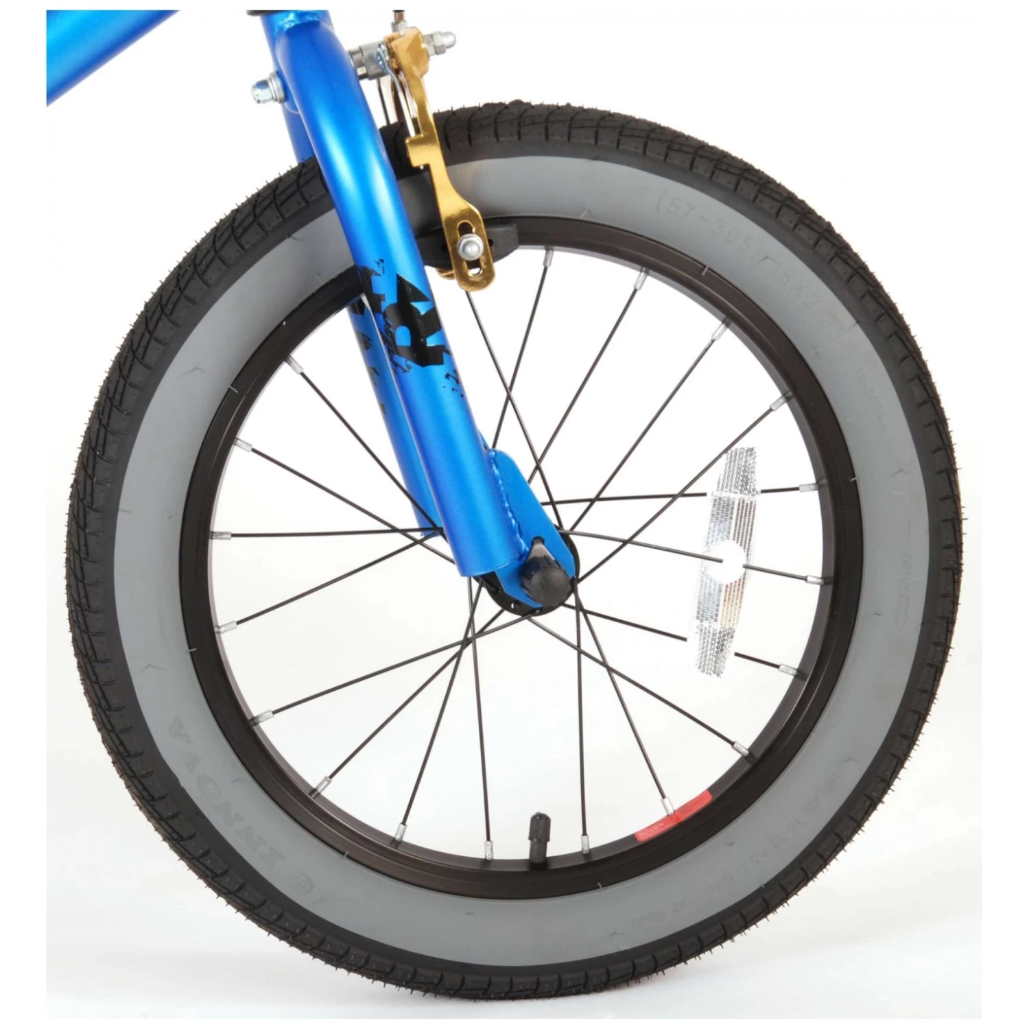 Volare Cool Rider Fiets - 16 Inch - Blauw - Twee Handremmen 6 Volare Cool Rider Fiets - 16 Inch - Blauw - Twee Handremmen - Afbeelding 4