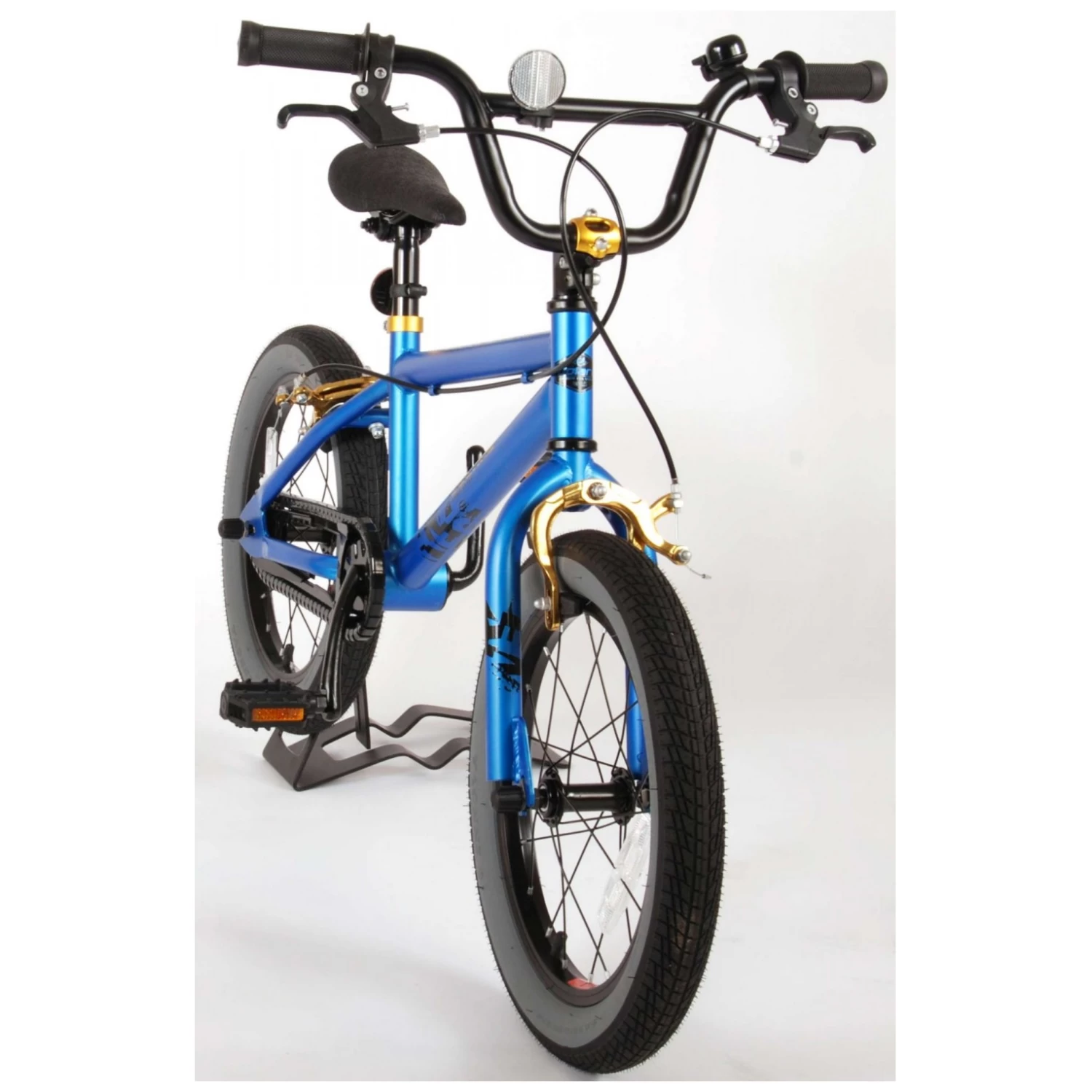 Volare Cool Rider Fiets - 16 Inch - Blauw - Twee Handremmen 12 Volare Cool Rider Fiets - 16 Inch - Blauw - Twee Handremmen - Afbeelding 10