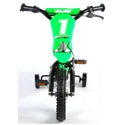 Volare Motorbike Fiets - 12 Inch - Groen - 2 Handremmen -Buitenspeelgoed 1050814i
