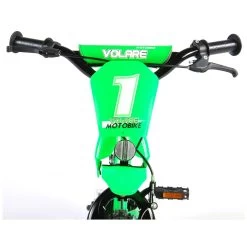 Volare Motorbike Fiets - 12 Inch - Groen - 2 Handremmen -Buitenspeelgoed 1050814j