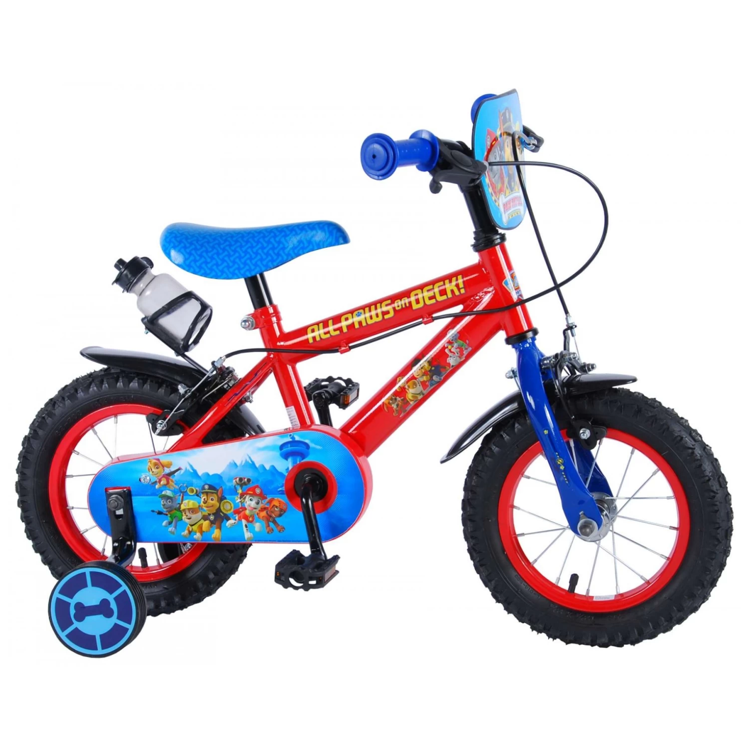 Volare PAW Patrol Fiets - 12 Inch - Rood/Blauw - 2 Handremmen 3 Volare PAW Patrol Fiets - 12 Inch - Rood/Blauw - 2 Handremmen