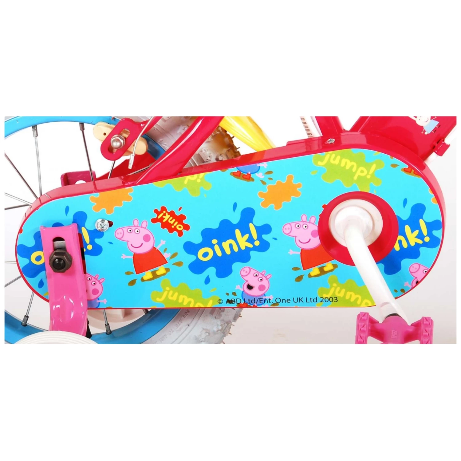 Volare Peppa Pig Fiets - 12 Inch - Roze - 2 Handremmen 8 Volare Peppa Pig Fiets - 12 Inch - Roze - 2 Handremmen - Afbeelding 6