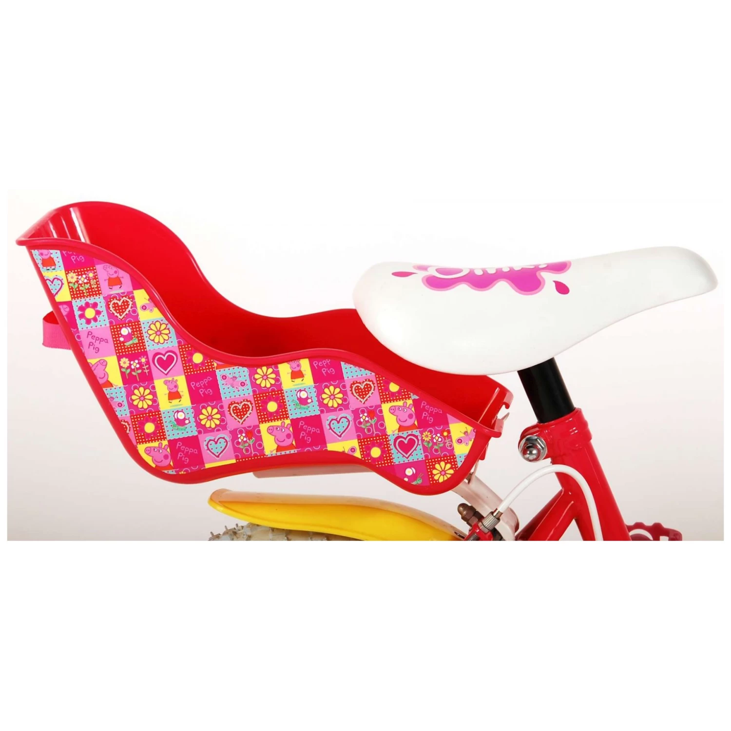 Volare Peppa Pig Fiets - 12 Inch - Roze - 2 Handremmen 10 Volare Peppa Pig Fiets - 12 Inch - Roze - 2 Handremmen - Afbeelding 8