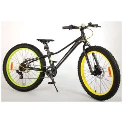 Volare Gradient Fiets - - 24" - Zwart Groen Geel - 7 Speed - -Buitenspeelgoed 1050898c
