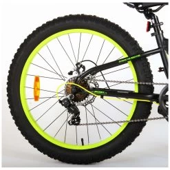 Volare Gradient Fiets - - 24" - Zwart Groen Geel - 7 Speed - -Buitenspeelgoed 1050898d