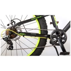 Volare Gradient Fiets - - 24" - Zwart Groen Geel - 7 Speed - -Buitenspeelgoed 1050898f