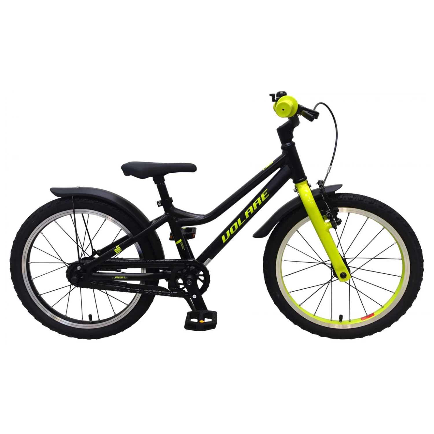 Volare Blaster Fiets - 18 Inch - Zwart Groen 3 Volare Blaster Fiets - 18 Inch - Zwart Groen