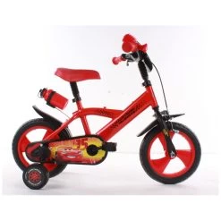 Disney Cars Fiets - 12 Inch - Rood - Doortrapsysteem