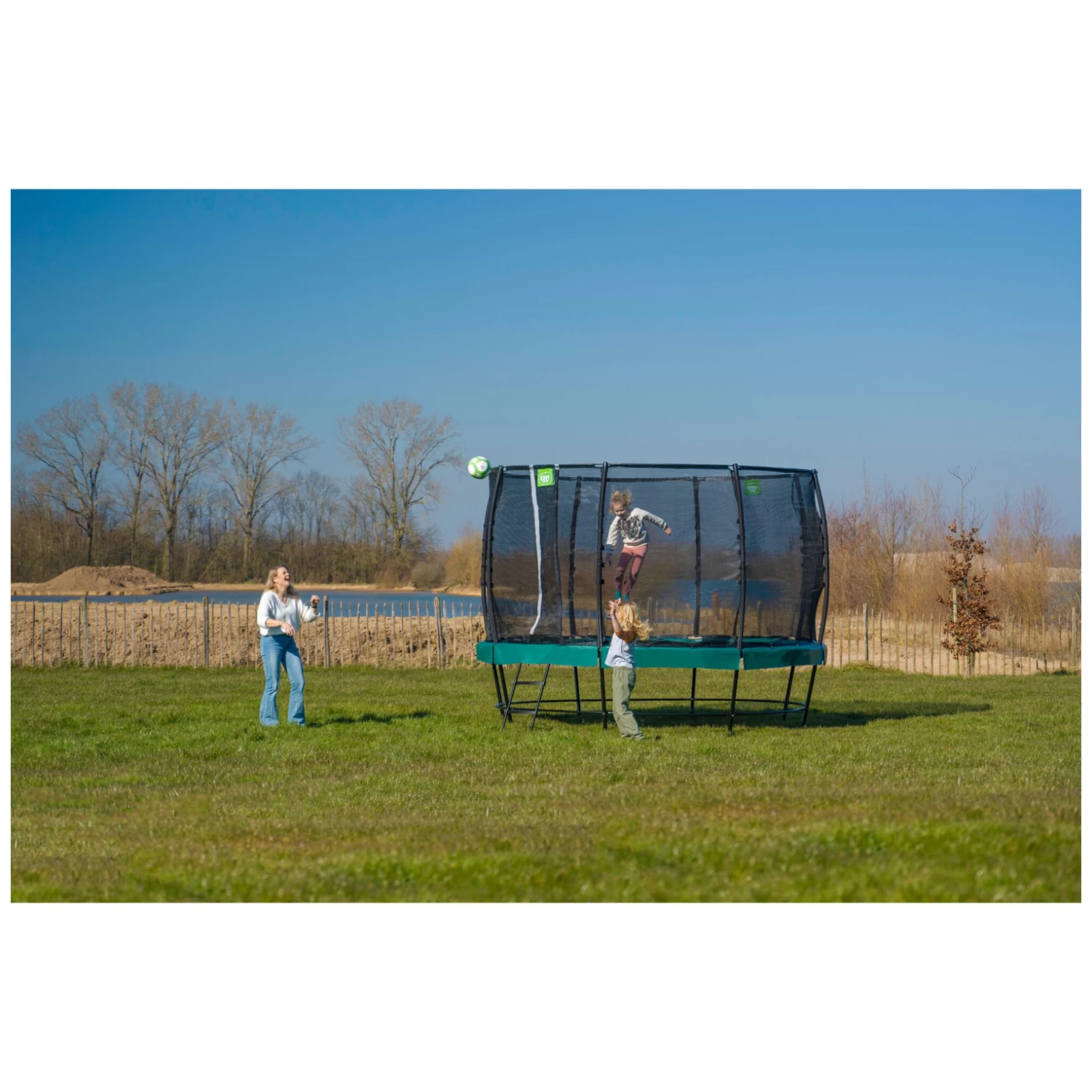 EXIT TOYS EXIT Lotus Premium Trampoline ø366cm - Groen 10 EXIT TOYS EXIT Lotus Premium Trampoline ø366cm - Groen - Afbeelding 8