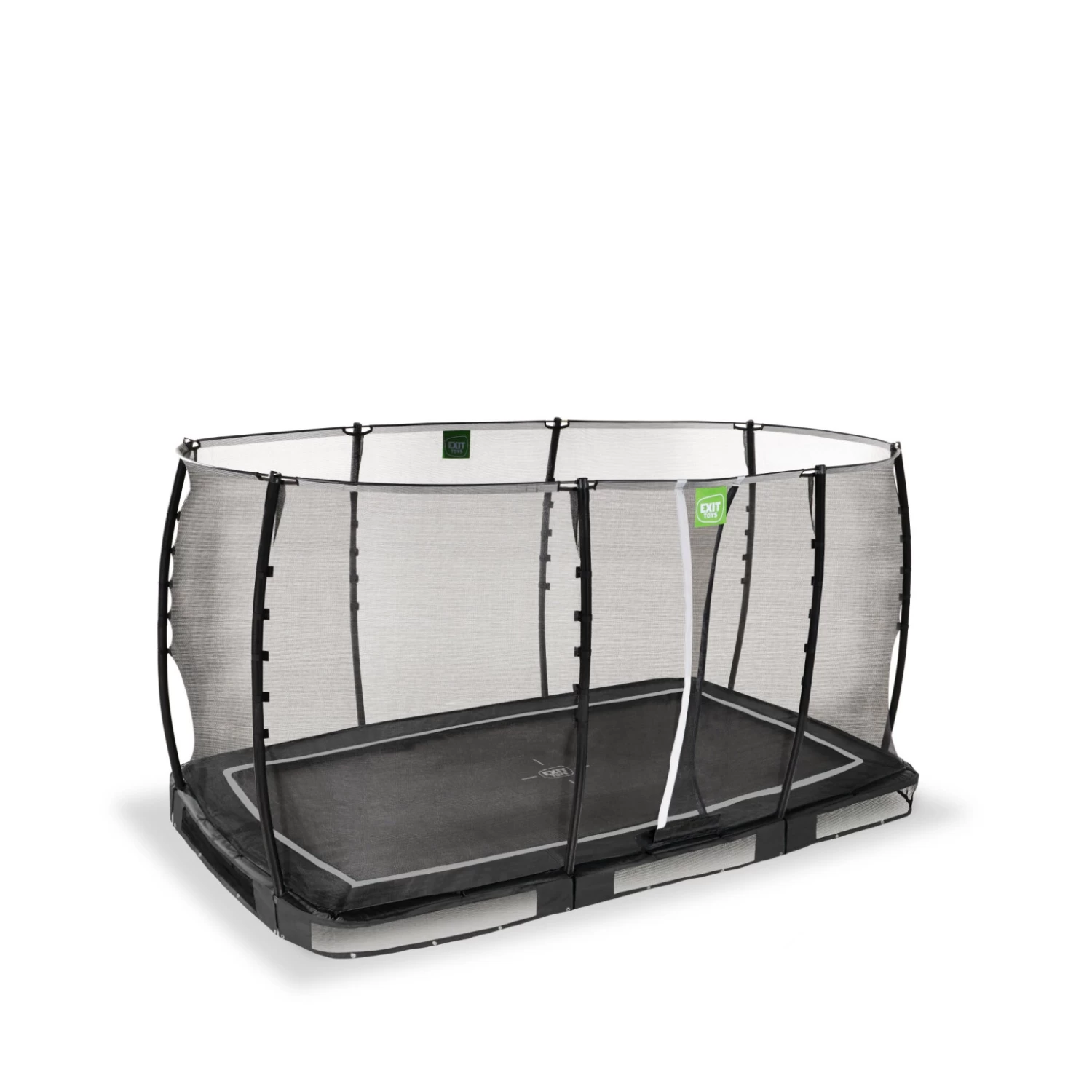 EXIT TOYS EXIT Allure Classic Inground Trampoline 214x366cm - Zwart 4 EXIT TOYS EXIT Allure Classic Inground Trampoline 214x366cm - Zwart - Afbeelding 2