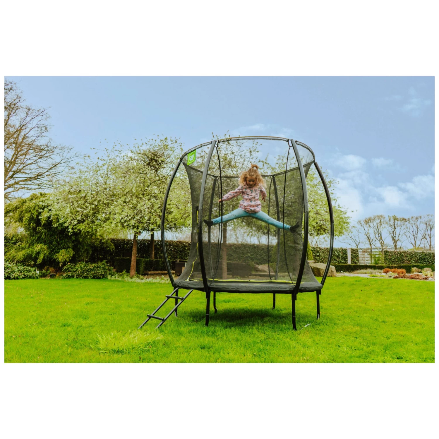 EXIT TOYS EXIT Silhouette Trampoline ø183cm - Zwart 9 EXIT TOYS EXIT Silhouette Trampoline ø183cm - Zwart - Afbeelding 7