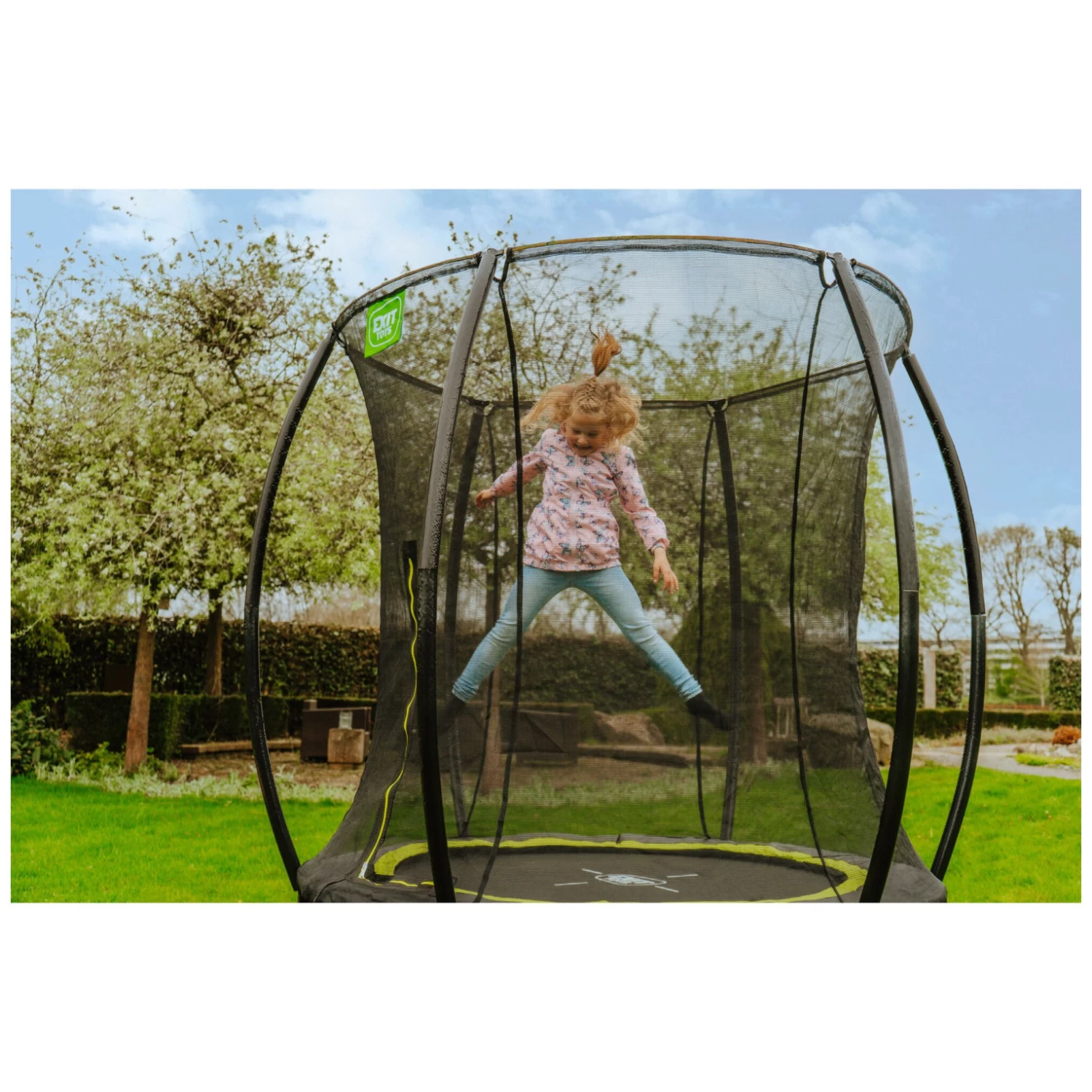 EXIT TOYS EXIT Silhouette Trampoline ø183cm - Zwart 10 EXIT TOYS EXIT Silhouette Trampoline ø183cm - Zwart - Afbeelding 8