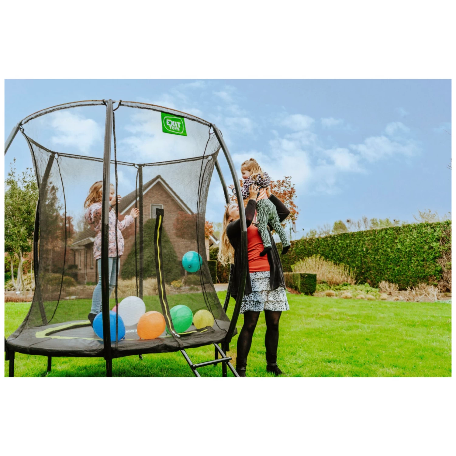 EXIT TOYS EXIT Silhouette Trampoline ø183cm - Zwart 11 EXIT TOYS EXIT Silhouette Trampoline ø183cm - Zwart - Afbeelding 9