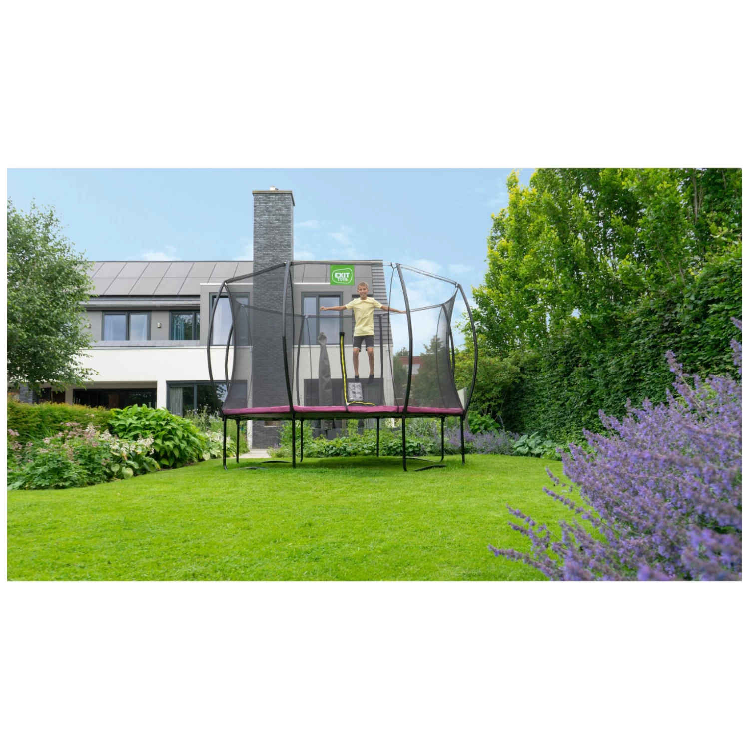 EXIT TOYS EXIT Silhouette Trampoline ø305cm - Roze 9 EXIT TOYS EXIT Silhouette Trampoline ø305cm - Roze - Afbeelding 7