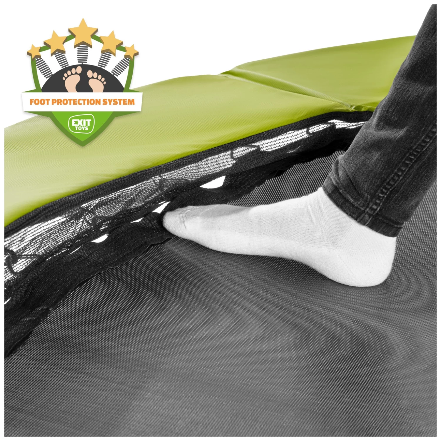 EXIT TOYS EXIT Silhouette Trampoline ø366cm - Groen 4 EXIT TOYS EXIT Silhouette Trampoline ø366cm - Groen - Afbeelding 2