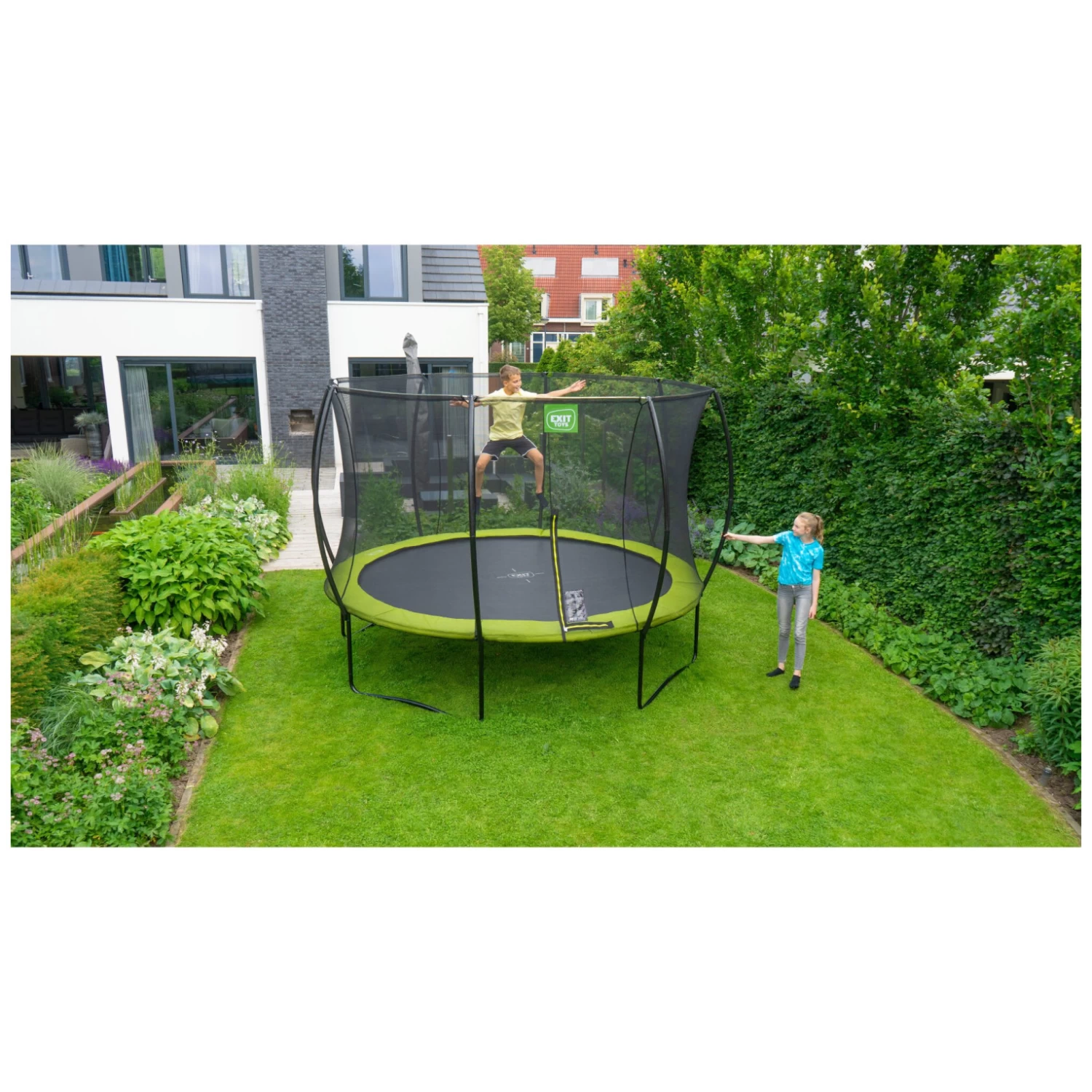 EXIT TOYS EXIT Silhouette Trampoline ø366cm - Groen 9 EXIT TOYS EXIT Silhouette Trampoline ø366cm - Groen - Afbeelding 7