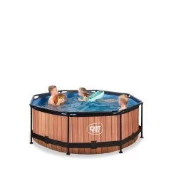 EXIT TOYS EXIT Wood Zwembad ø244x76cm Met Filterpomp - Bruin 13 EXIT TOYS EXIT Wood Zwembad ø244x76cm Met Filterpomp - Bruin -Buitenspeelgoed 1080638d