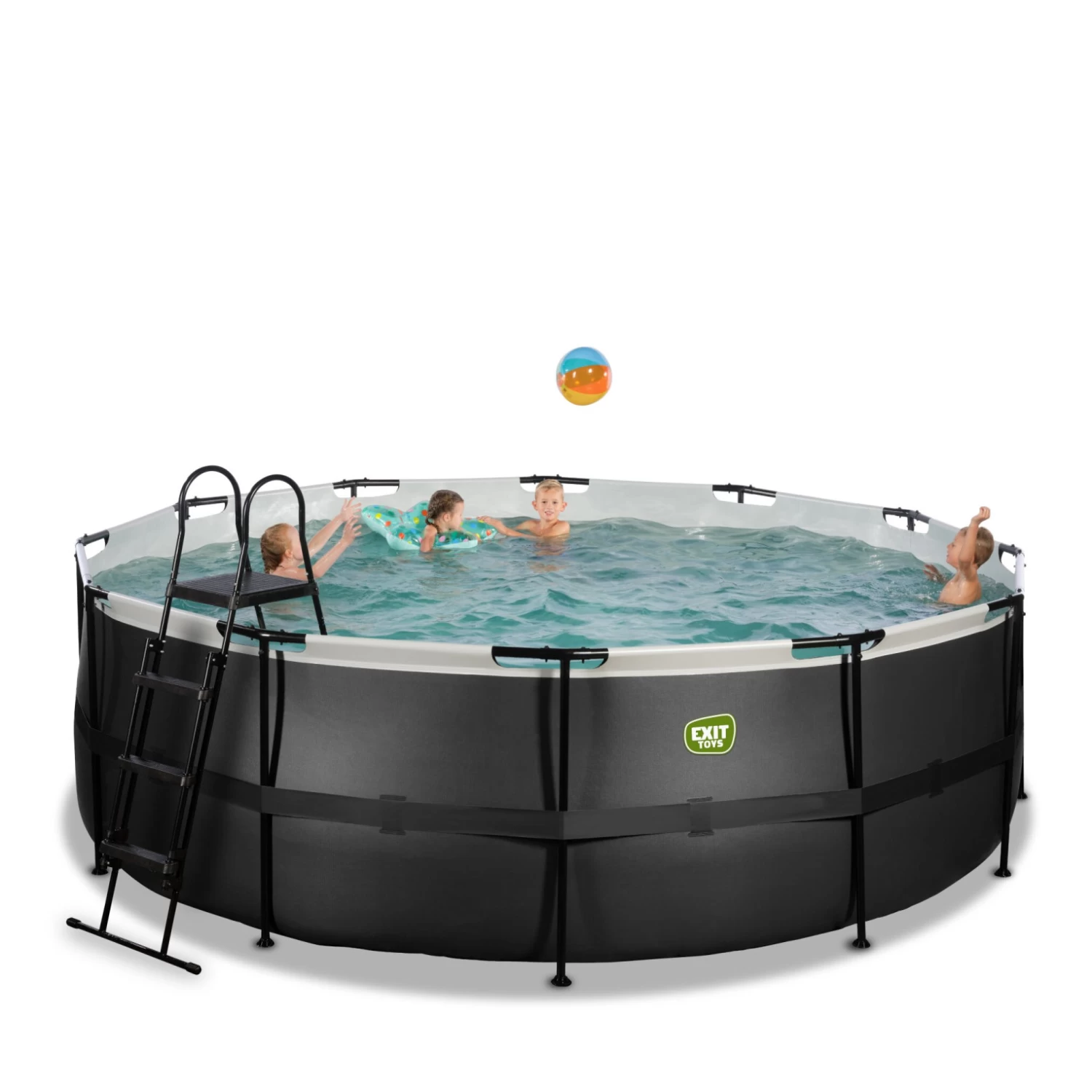 EXIT TOYS EXIT Black Leather Zwembad ø427x122cm Met Filterpomp - Zwar 7 EXIT TOYS EXIT Black Leather Zwembad ø427x122cm Met Filterpomp - Zwar - Afbeelding 5