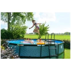 EXIT TOYS EXIT Wood Zwembad ø488x122cm Met Zandfilterpomp - Bruin 19 EXIT TOYS EXIT Wood Zwembad ø488x122cm Met Zandfilterpomp - Bruin -Buitenspeelgoed 1080677i