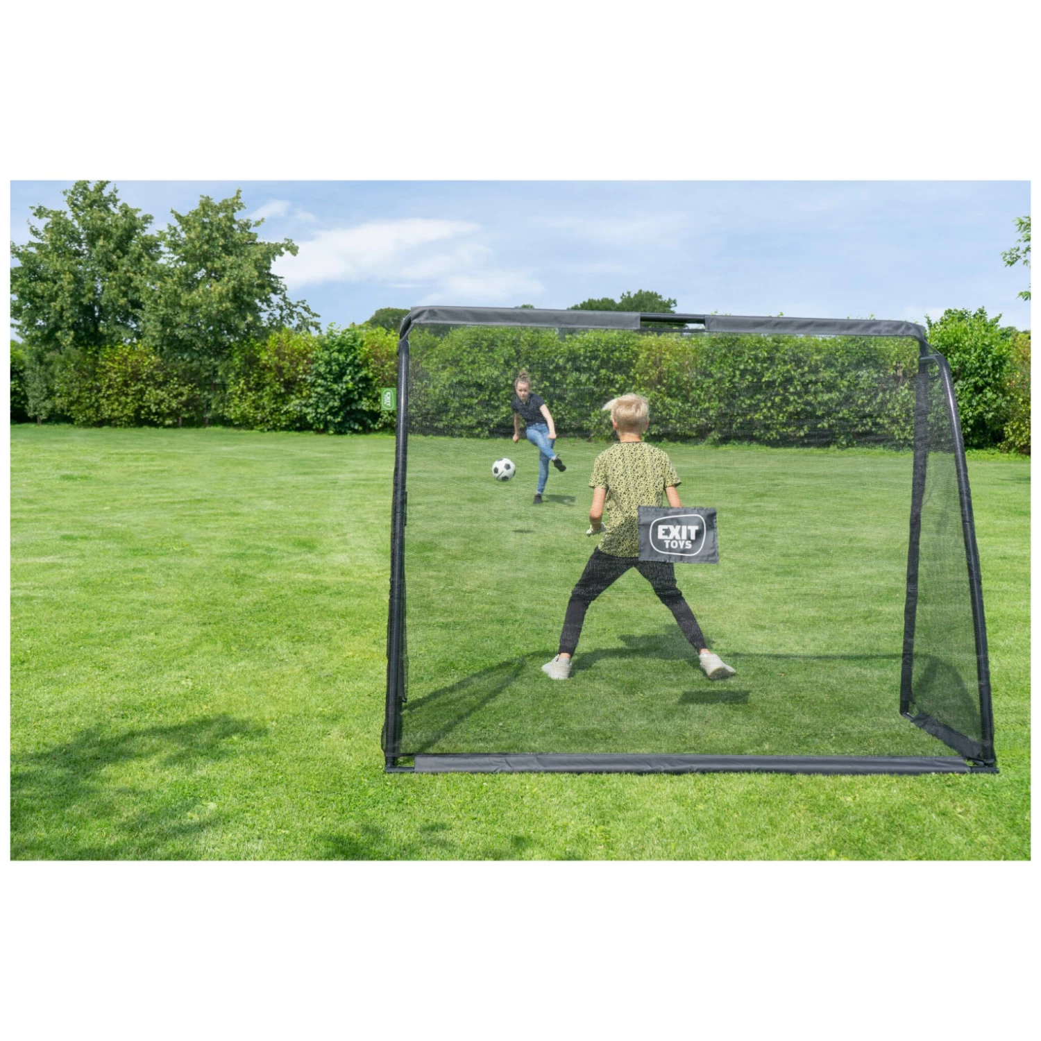 EXIT TOYS EXIT Coppa Stalen Voetbaldoel 220x170cm - Zwart 12 EXIT TOYS EXIT Coppa Stalen Voetbaldoel 220x170cm - Zwart - Afbeelding 10